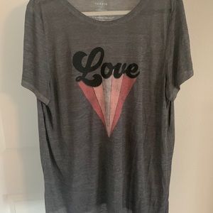 Great Condition Torrid “Love” Tee